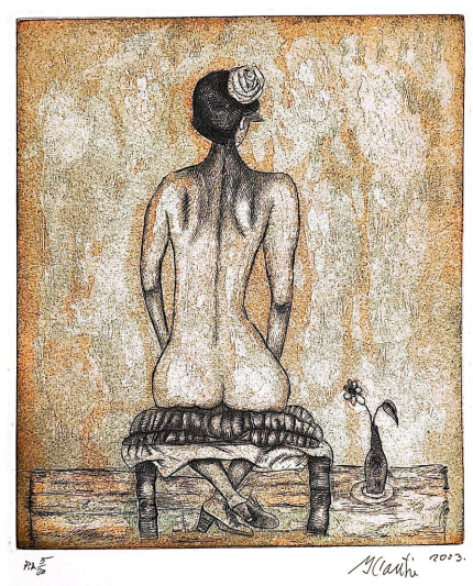 “MUJER DESNUDA CON TACONES”